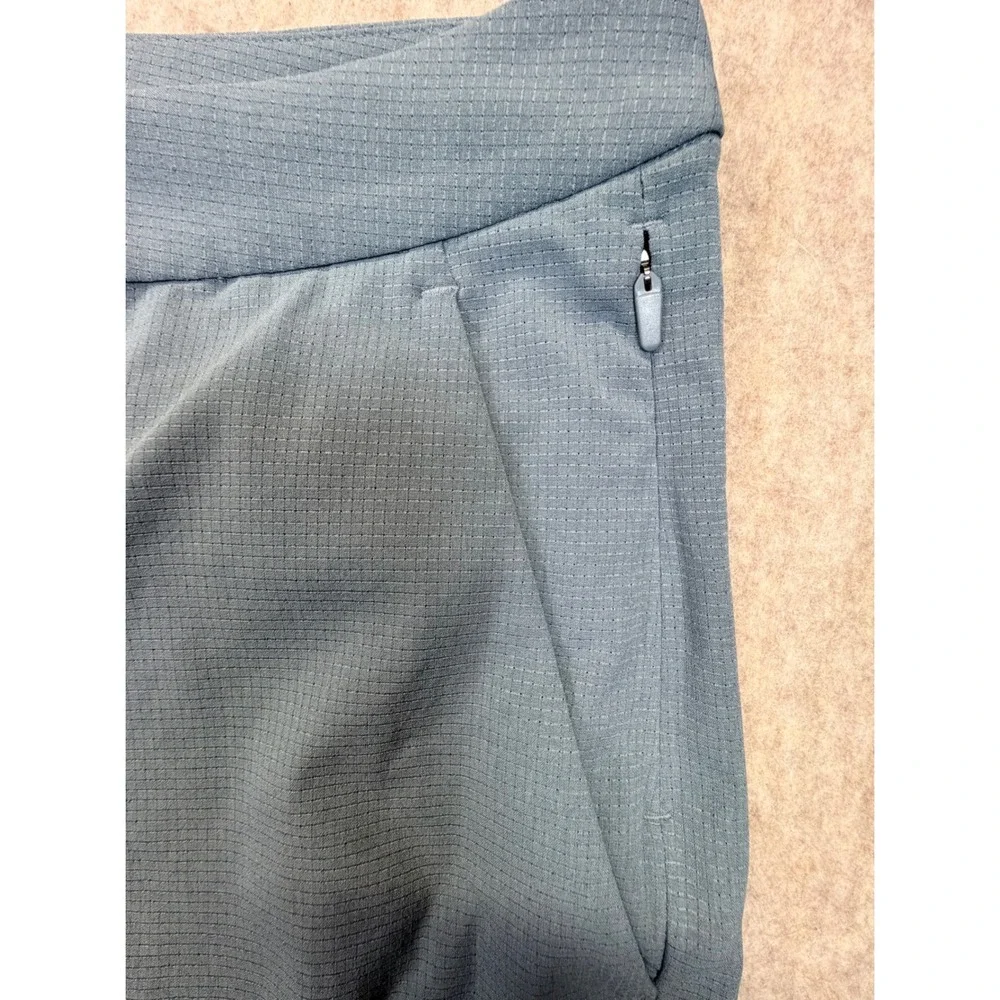 Lululemon Commission Short Men 40 Iron Blue Textured Grid Performance Golf